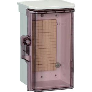 日東工業 OP20-46CA プラボックス 屋根付 透明扉 木製基板 ホワイト