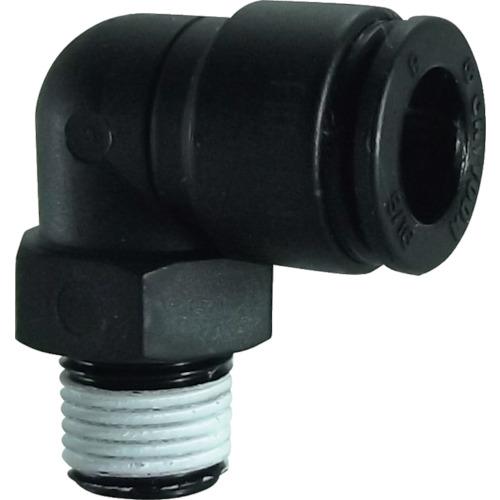 チヨダ　チューブ継手　ファイブ樹脂メイルエルボ　８ｍｍ・Ｒ１／８ FR8-01ML