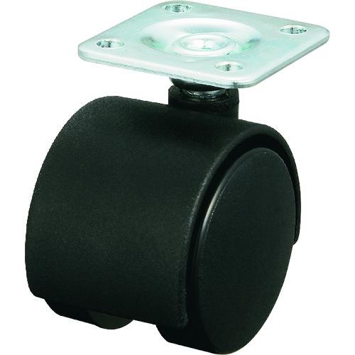 ユーエイ　プレート式　自在　双輪キャスター　ナイロン　車輪径４０ｍｍ　　ＯＴＨＥＲＳ　ＰＴ型　取付寸...