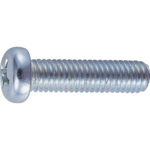 ＴＲＵＳＣＯ　ナベ頭小ネジ　ユニクロ　全ネジ　Ｍ３Ｘ６　４００本入