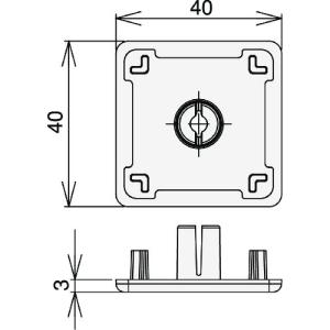 TRUSCO(トラスコ) TSF40用フレーム...の詳細画像2