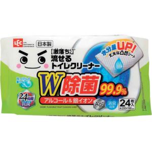 LEC 激落ち除菌流せるトイレクリーナー 24枚...の商品画像