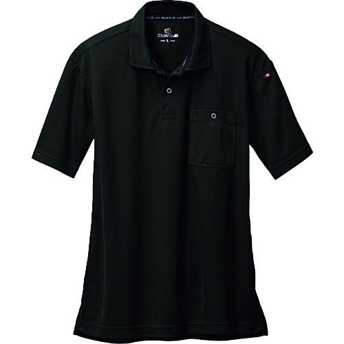 ＢＵＲＴＬＥ　【今季完売】　半袖ポロシャツ６６７−３５−ＬＬブラック 667-35-LL≪在庫限り≫
