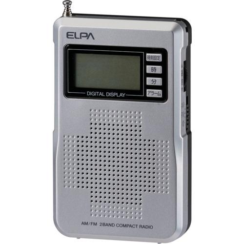 ＥＬＰＡ　ＡＭ／ＦＭ液晶コンパクトラジオ ER-C68FL