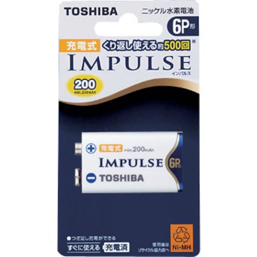 東芝　充電式ＩＭＰＵＬＳＥニッケル水素充電池　６Ｐ形（１個）ブリスターパック 6TNH22A