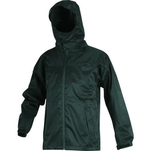 TRUSCO(トラスコ)　フードが回るストレッチレインスーツ　ツバつき　ブラック　Ｍ NRSR-BK...