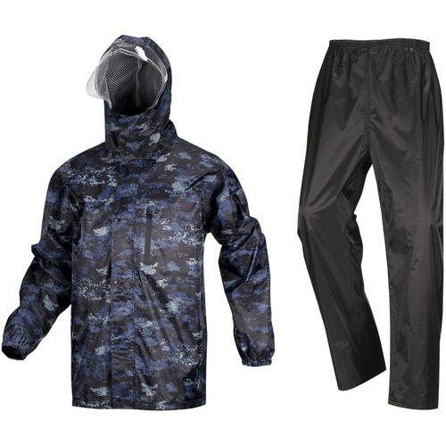 カジメイク　３２９７　ディフェンドレインスーツＥＸ　デジカモ　Ｍ 3297-65-M