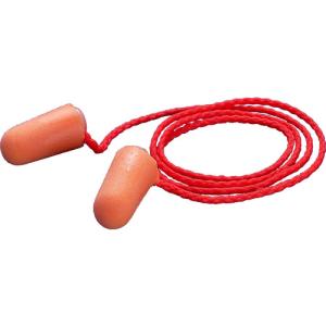3M スリーエム 耳栓 フォームタイプ 1100 ひも付き (1組) 1110 : 工具