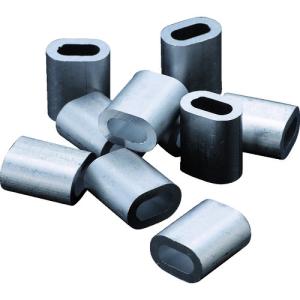 TRUSCO アルミスリーブ 適合ワイヤ径4．0mm 10個入 AS-4