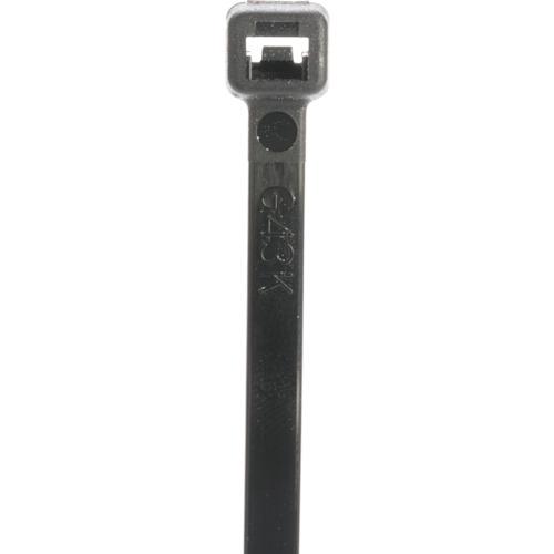 ストロングホールド　耐候性ナイロン結束バンド　黒　長さ３７０ｍｍ　幅４．８ｍｍ　１００本入り　Ｓ１５...