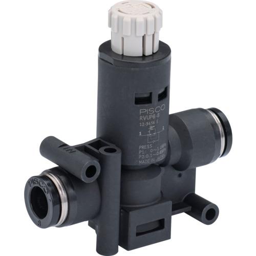 ＰＩＳＣＯ　レギュレータ　プッシュロックタイプ　ユニオン RVUP6-6