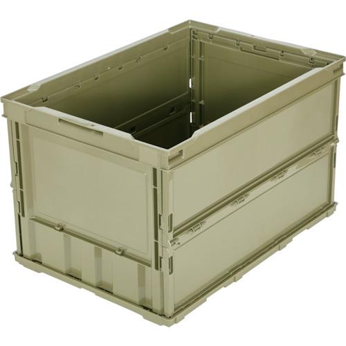 TRUSCO(トラスコ)　オリコン　薄型折りたたみコンテナ　５０Ｌ　ＯＤ色 TR-O50B-OD