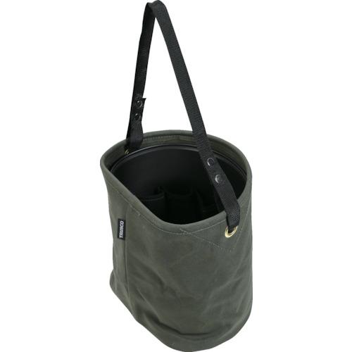 TRUSCO(トラスコ)　Ｄ型電工バケツ　Ｗ３１５ＸＤ２５５ＸＨ３５０　オリーブドラブ色 TADBD...