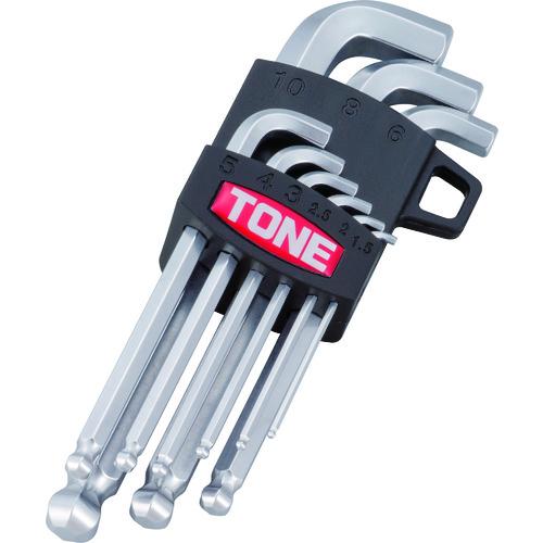 ＴＯＮＥ　ボールポイント六角棒レンチセット　マスターツール首下ショートボールポイントＬ形レンチセット...