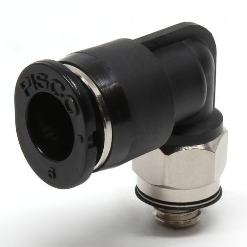 ＰＩＳＣＯ　チューブフィッティング　ミニエルボチューブ６ネジＭ５Ｘ０８色Ｍ PL6-M5M