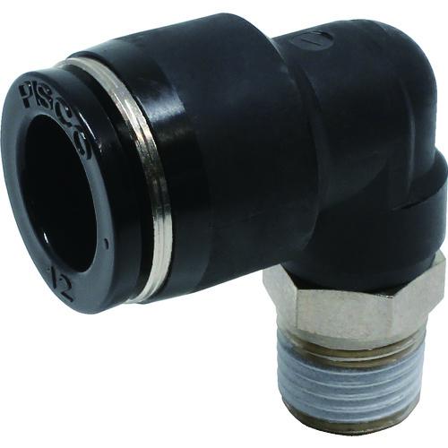 ＰＩＳＣＯ　チューブフィッティング　エルボ　適合外径１２ｍｍ　接続口径Ｒ１／４ PL12-02