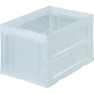 TRUSCO α折りたたみコンテナ 50L 透明 CR-S50N TM _
