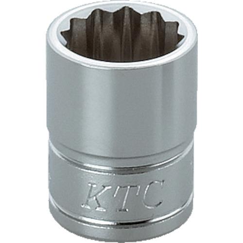 ＫＴＣ　９．５ｓｑ．ソケット（十二角）　対辺寸法０８ｍｍ　差込角９．５ｍｍ　全長２２ｍｍ B3-08...
