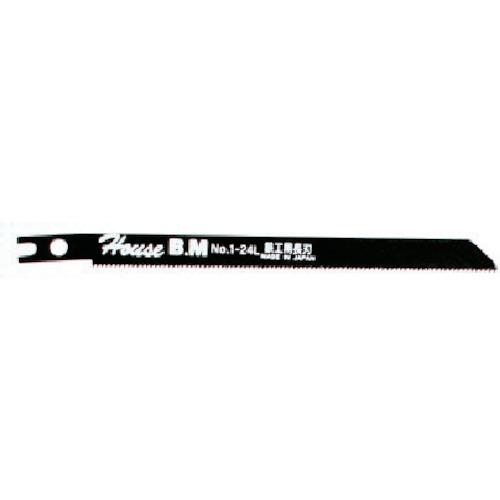 ハウスＢ．Ｍ　兼用ジグソー替刃　１０枚入り　鉄工用ロング　ＮＯ１−２４Ｌ N0124L