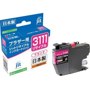 ジット　ブラザー　ＬＣ３１１１Ｍ対応　ジットリサイクルインク　ＪＩＴ−Ｂ３１１１Ｍ　マゼンタ JIT-B3111M｜kougurakuichi