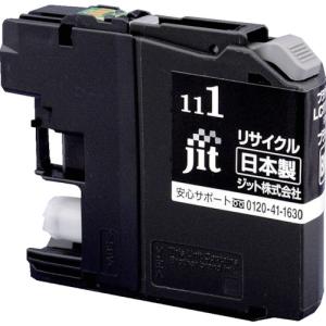 ジット　ブラザー　ＬＣ１１１ＢＫ対応　ジットリサイクルインク　ＪＩＴ−Ｂ１１１Ｂ　ブラック JIT-B111B