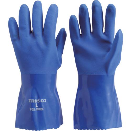 TRUSCO(トラスコ)　耐油ビニール手袋　ロングタイプ　ＬＬサイズ TGL-233LL　_
