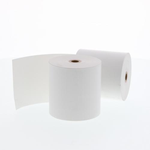 シモジマ　レジペーパー　感熱プリンタロール紙　感熱　８０×６３ｍ×１２　２巻入り 007332812