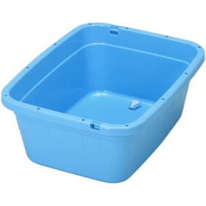 TONBO（新輝合成） TONBO 角型タライジャンボ 水抜栓付 ブルー 
