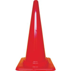 TRUSCO(トラスコ)　安全コーン　幅３８０ｍｍＸ高さ７００ｍｍ　レッド TCC-R