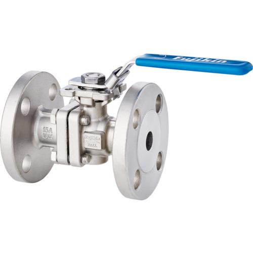 Ｆｕｊｉｋｉｎ　ステンレス鋼製１ＭＰａフランジ式２ピースボール弁５０Ａ（２） UBV-21-J10R...