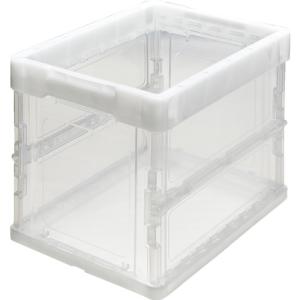 TRUSCO(トラスコ)　オリコン　薄型折りたたみコンテナ　２０Ｌ　透明　透明 TR-O20B-TM TM