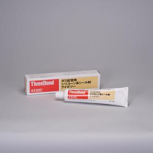ＴＨＲＥＥＢＯＮＤ　配管用シール剤　ＴＢ４３３２Ｃ　２００ｇ　アイボリー色シリコーン系　都市ガス・ＬＰガス用（４３３２ＣＡ） TB4332C｜工具の楽市