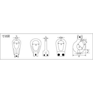 象印 チェーンスリング100(ピンタイプ) 4...の詳細画像1