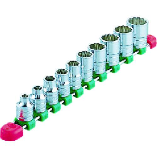 ＫＴＣ　１２．７ｓｑ．ソケットセット（１０コ組）　差込角１２．７ｍｍ　６角　１２角 TB410XE