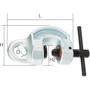 イーグル　ねじ式全方向クランプ　ＳＢＮ−１ｔ（１−３０） SBN-1-1-30｜kougurakuichi