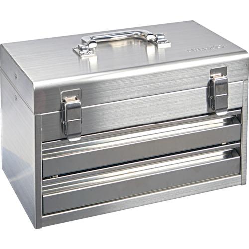 TRUSCO(トラスコ)　ステンレスツールチェスト　Ｗ３９５ｘＤ２２０ｘＨ２５０　引き出し２段 SU...