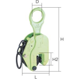 イーグル　縦つり用軽量クランプ　Ｅ−１ｔ（３−２０） E-1-3-20｜kougurakuichi