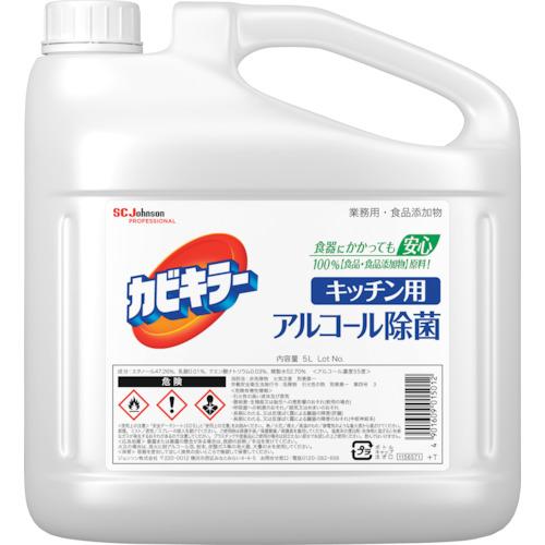 ジョンソン　カビキラー　アルコール除菌キッチン用　つめかえ　業務用　５Ｌ 350622