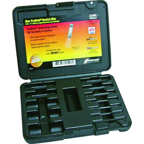 ＢＯＮＤＨＵＳ　【交換用】トルクスビット（全長５０ｍｍ）　セット９本組（Ｔ８−Ｔ４０）　２２４９１ ...