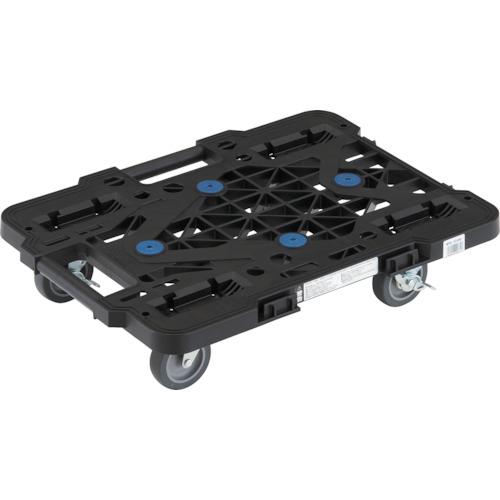 TRUSCO(トラスコ)　樹脂製平台車　　ルートバンメッシュタイプ　５１５Ｘ３８５　４輪自在　ストッ...