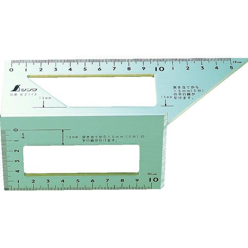 シンワ　一発止型定規アルミ 62113