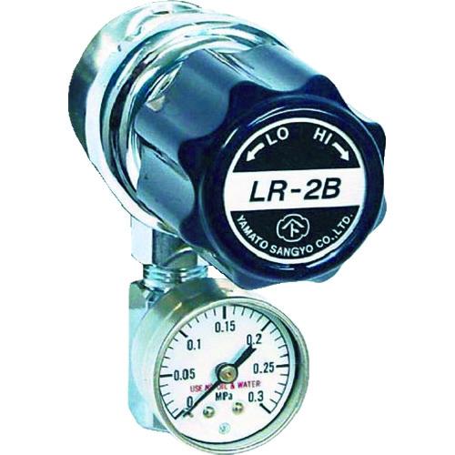 ヤマト　ガス調整器　分析機用ライン圧力調整器　ＬＲ−２Ｂ　Ｌ９タイプ　真鍮 LR2BRL9TRC