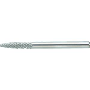 トラスコ中山 TRUSCO TB3A031S 超硬バー 砲弾型 Φ3X刃長6X軸3 シングルカット 436-4121
