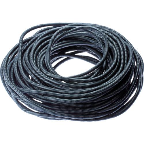 ＰＡＮＤＵＩＴ　コルゲートチューブ　耐熱性ナイロン６　スリット付黒　内径７．２　３０．４８ｍ CLT...