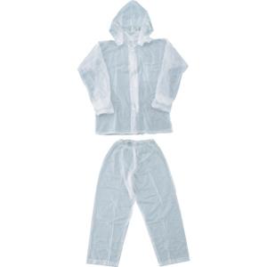 TRUSCO(トラスコ)　レインスーツ　３Ｌサイズ　クリア TRW903L