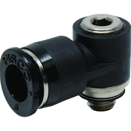 ＰＩＳＣＯ　チューブフィッティングミニタイプ　六角穴付ユニバーサルエルボ　チューブ６　接続口径Ｍ５×...