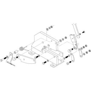 TRUSCO(トラスコ)　板金用切断機レバーシャＰ−３用部品　ＮＯ．１５六角ボルト P3015≪在庫限り≫