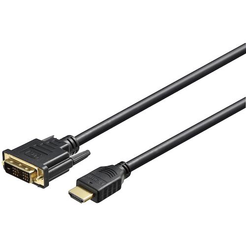 ＢＵＦＦＡＬＯ　ＨＤＭＩケーブル　ＤＶＩ変換　１ｍ　ブラック BHDDN10BK