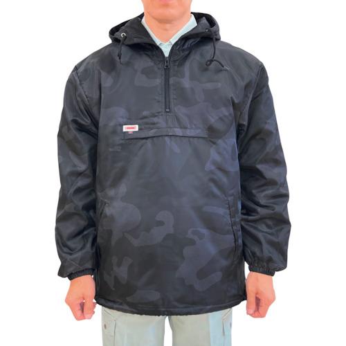 ＴＥＡＧＬＥＳ　１７３５５　フード付き中綿キルトかぶりヤッケ　ブラック迷彩Ｍ 17355 CAMO ...