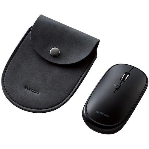 ＥＬＥＣＯＭ　マウス　Ｂｌｕｅｔｏｏｔｈ　４ボタン　薄型　充電式　３台同時接続　ブラック M-TM1...